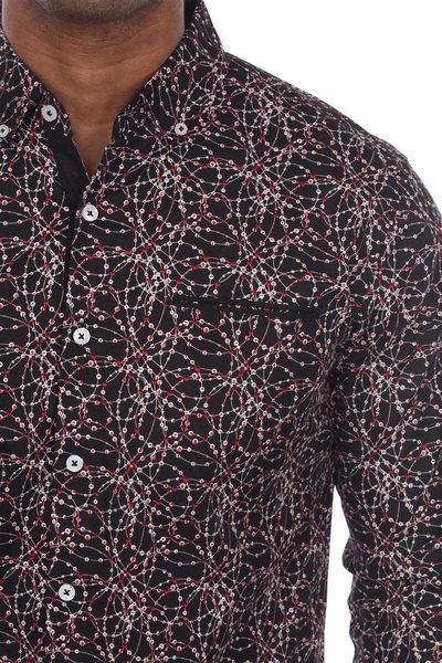 MOJITO X MOJITO X SLIM FIT HYPER STRETCH PRINT SHIRT