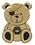 BERTIGO BERTIGO TEDDY JACK GOLD BEAR OLIVE T-SHIRT