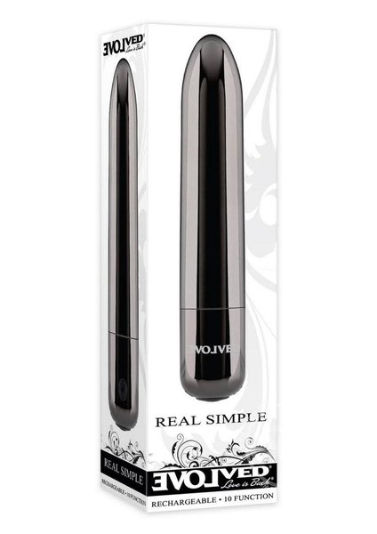 EVOLVED NOVELTIES EVOLVED REAL SIMPLE RECHARGEABLE BULLET