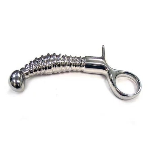 ROUGE ROUGE STAINLESS STEEL ANAL RIBBED PLUG