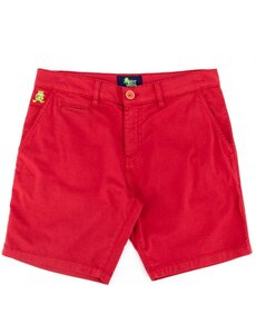 EX FROG EX FROG CHINO SHORTS RED