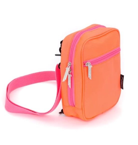 FYDELITY FYDELITY BRICK BAG FESTIVAL CROSSBODY SIDEKICK SLING NEON RED