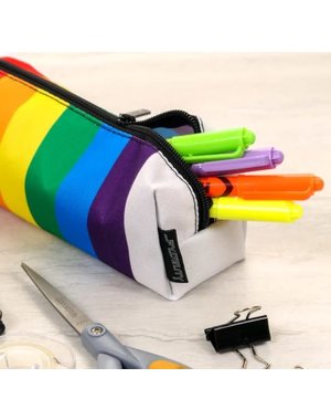 FYDELITY FYDELITY PRIDE RAINBOW STRIPE PENCIL POUCH