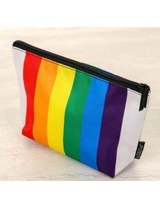 FYDELITY FYDELITY PRIDE RAINBOW STRIPE ZIP POUCH