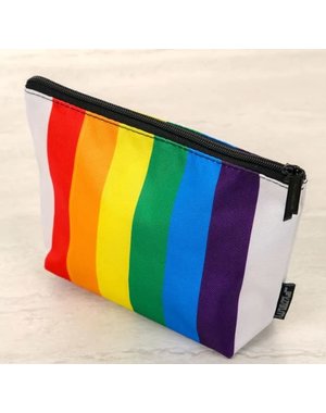 FYDELITY FYDELITY PRIDE RAINBOW STRIPE ZIP POUCH