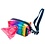 FYDELITY FYDELITY POOPCUTE DOGGY WASTE BAG HOLDER METALLIC RAINBOW