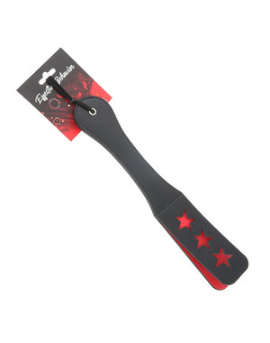  BLACK PVC PADDLE WITH STAR CUT OUTS