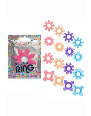 CalExotics CAL EXOTICS TEXTURED COCK RING FOIL PACK