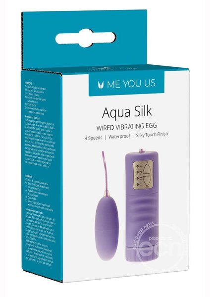 ABS ME YOU US AQUA SILKS VIB EGG PURPLE BULLET