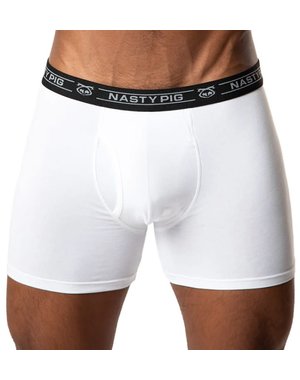 NASTY PIG NASTY PIG LAUNCH BOXER BRIEF WHITE