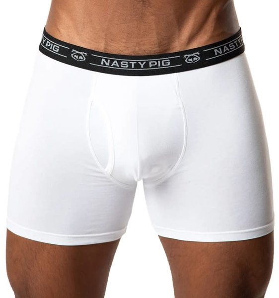 NASTY PIG NASTY PIG LAUNCH BOXER BRIEF WHITE