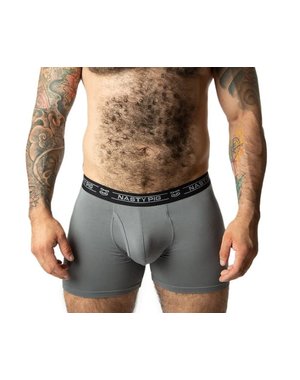 NASTY PIG NASTY PIG LAUNCH BOXER BRIEF GREY