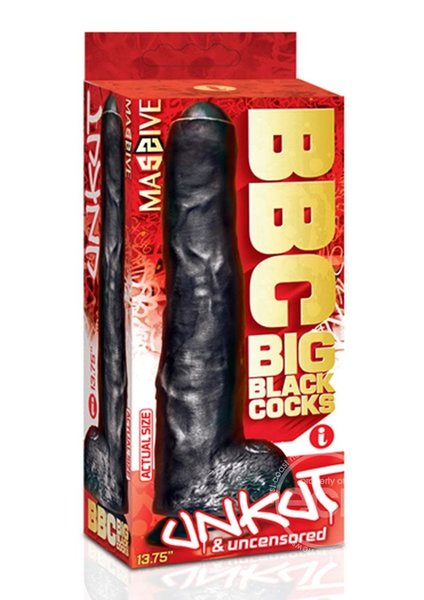 ICON BRANDS BBC BIG BLACK COCKS UNKUT AND UNCENSORED 13.75"