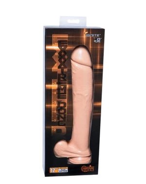 EXXTREME EXXTREME COCK W/ DONG SUCTION 12" FLESH
