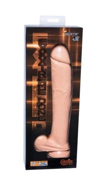 EXXTREME EXXTREME COCK W/ DONG SUCTION 12" FLESH