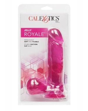 CalExotics JELLY ROYALE DILDO  6" PINK