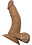 NASSTOYS ALL AMERICAN WHOPPER DILDO WITH BALLS LATIN 6.5"