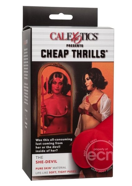CalExotics CHEAP THRILLS THE SHE DEVIL RED STROKER