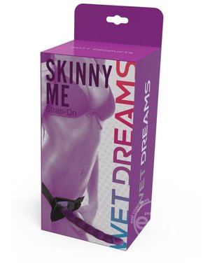 Hott Products WET DREAMS SKINNY ME 7" PURPLE HARNESS
