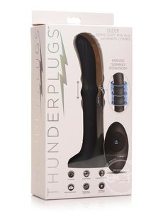 XR Brands THUNDER PLUG SLIDING SHAFT VIBE W/REMOTE