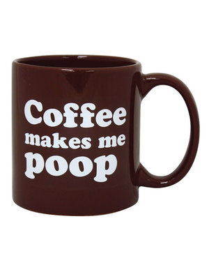 ISLAND DOGS COFFE MAKES ME POOP MUG 22oz