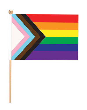 BEISTLE PROGRESS PRIDE PARADE FLAG 4"x6"