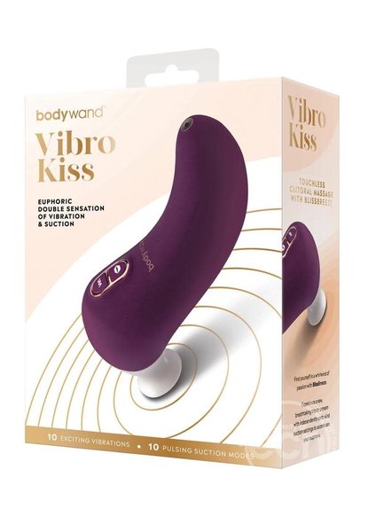 BODYWAND BODYWAND VIBRO KISS SILICONE RECHARGEABLE CLITORAL STIMULATOR