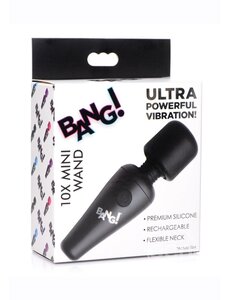 BODYWAND BANG! 10X VIBRATING MINI SILICONE RECHARGEABLE WAND