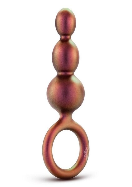 BLUSH NOVELTIES ANAL ADVENTURES MATRIX BEADED LOOP PLUG COPPER