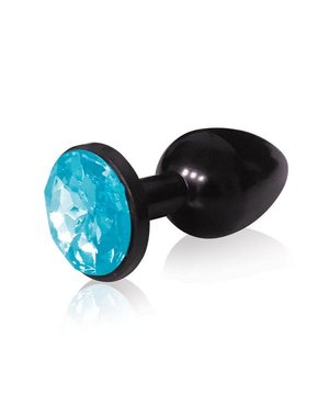 ICON BRANDS SILVER STARTER BEJEWELED ANNODIZED STAINLESS STEEL PLUG