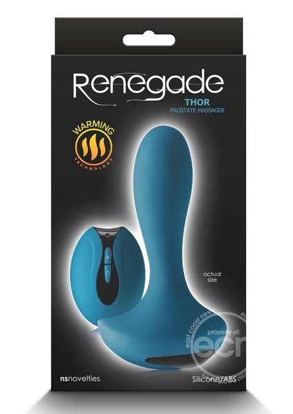 Renegade RENEGADE THOR REMOTE SILICONE PROSTATE MASSAGER TEAL