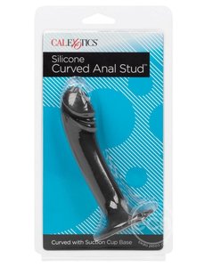 CalExotics SILICONE CURVED ANAL STUD BLACK