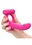 CalExotics SILICONE RECHARGEABLE DOUBLE DIVER RING PINK