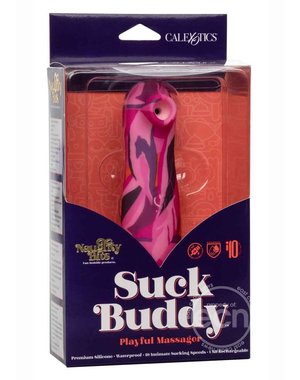 CalExotics NAUGHTY BITS SUCK BUDDY PINK & PURPLE