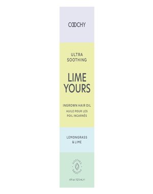 BLUSH NOVELTIES COOCHY ULTRA SOOTHING LIME YOURS INGROWN HAIR OIL LEMON GRASS .5oz