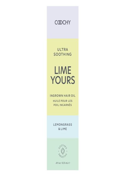 BLUSH NOVELTIES COOCHY ULTRA SOOTHING LIME YOURS INGROWN HAIR OIL LEMON GRASS .5oz