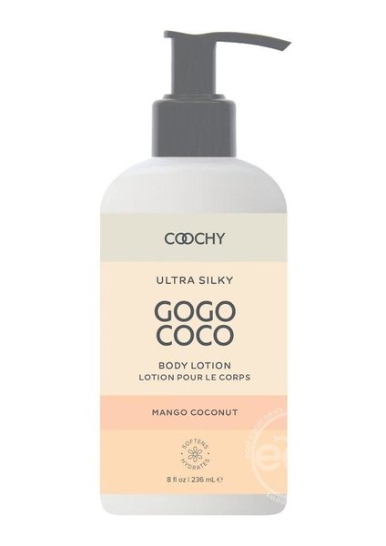 BLUSH NOVELTIES COOCHY ULTRA SILKY GOGO COCO BODY LOTION MANGO 8oz