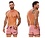 JOR JOR 1691 ELECTRO ATHLETIC SHORTS PINK