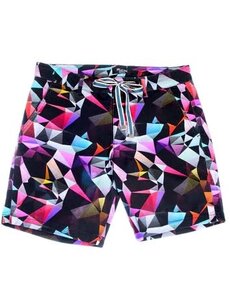 MIZUMI COUTURE MIZUMI SHORTS CUBIST DESIGN MULTI COLOR