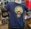 BUCHELI BUCHELI GOLD TIGER PRINT T-SHIRT NAVY BLUE