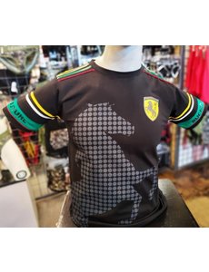 BUCHELI BUCHELI STALLION PRINT T-SHIRT BLACK