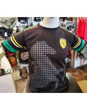 BUCHELI BUCHELI STALLION PRINT T-SHIRT BLACK