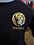 BUCHELI BUCHELI SMALL GOLD LION LONG SLEEVE T-SHIRT BLACK
