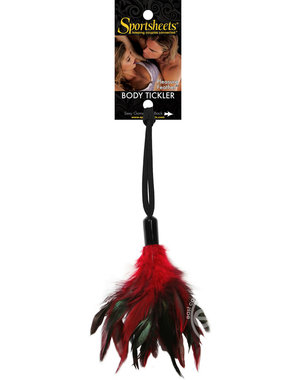 SPORTSHEETS SPORTSHEETS PLEASURE FEATHER RED