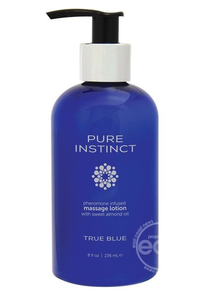 pure instinct PURE INSTINCT PHEROMONE MASSAGE LOTION 8OZ TRUE BLUE