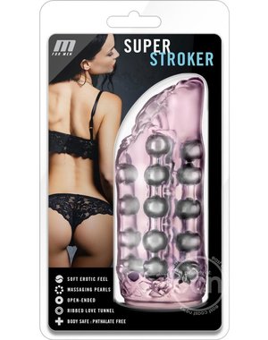 BLUSH NOVELTIES M FOR MEN SUPER STROKER PINK