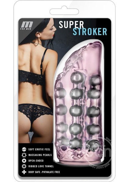 BLUSH NOVELTIES M FOR MEN SUPER STROKER PINK
