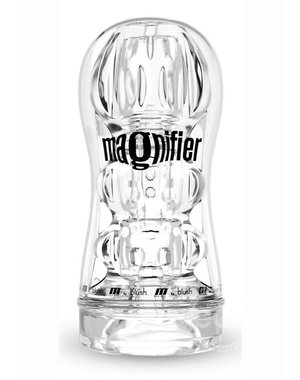 BLUSH NOVELTIES M FOR MEN SOFT & WET MAGNIFIER STROKER CLEAR