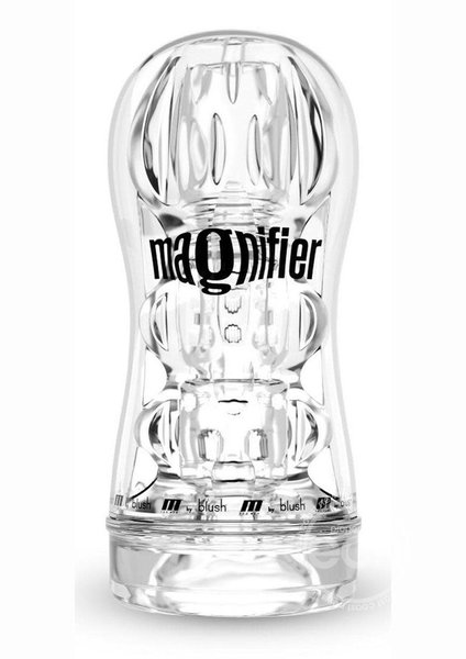 BLUSH NOVELTIES M FOR MEN SOFT & WET MAGNIFIER STROKER CLEAR