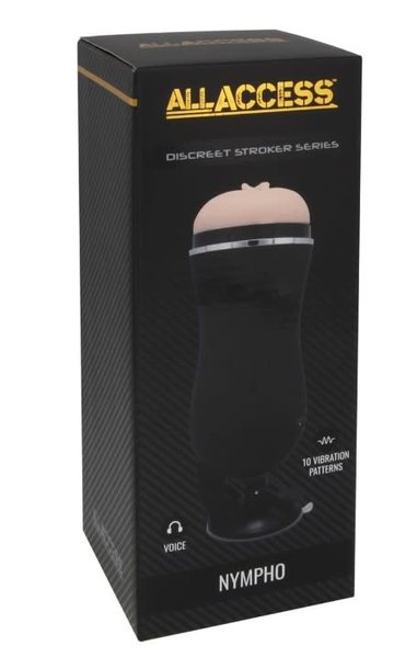 ALL ACCESS ALL ACCESS DISCREET STROKER SERIES NYMPHO